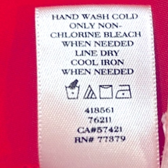 Ann Taylor Bell Sleeve Red Top Blouse Size Medium - Picture 9 of 9